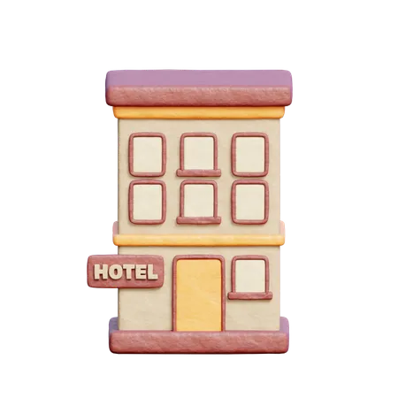 Hotel  3D Icon