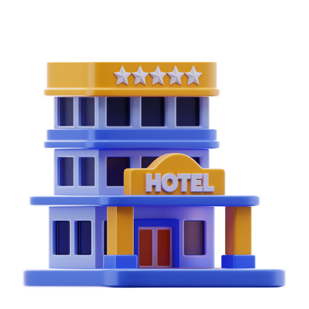 Hotel  3D Icon