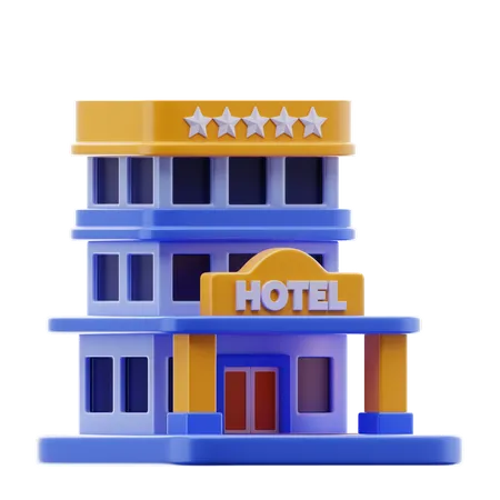 Hotel  3D Icon