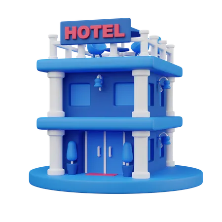 Hotel  3D Icon