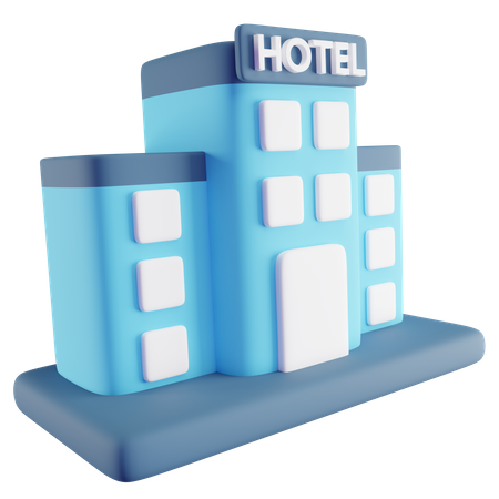 Hotel  3D Icon