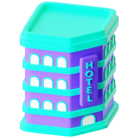 Hotel  3D Icon