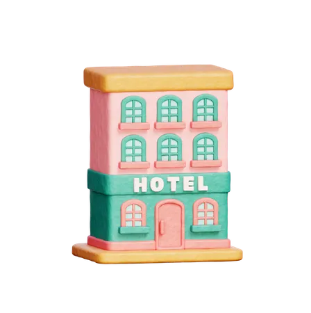 Hotel  3D Icon