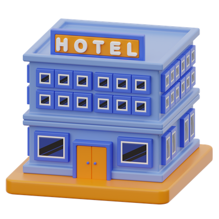 Hotel  3D Icon