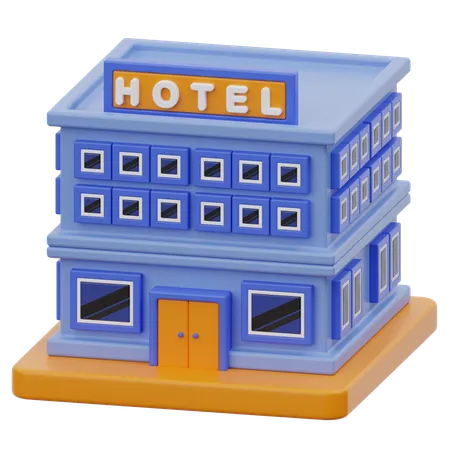 Hotel  3D Icon