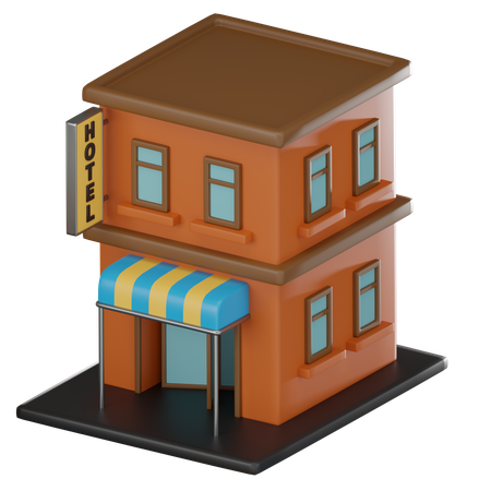 Hotel  3D Icon