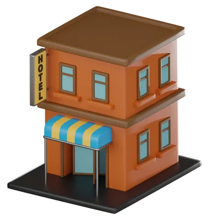 Hotel  3D Icon