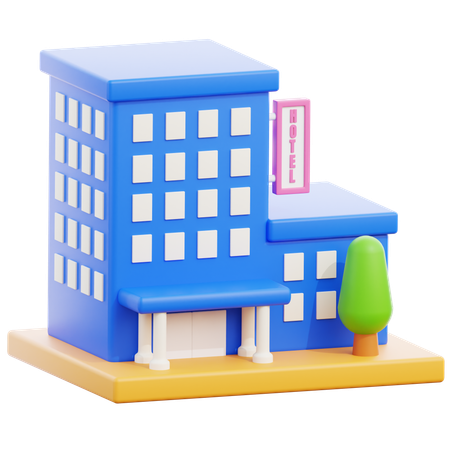 Hotel  3D Icon