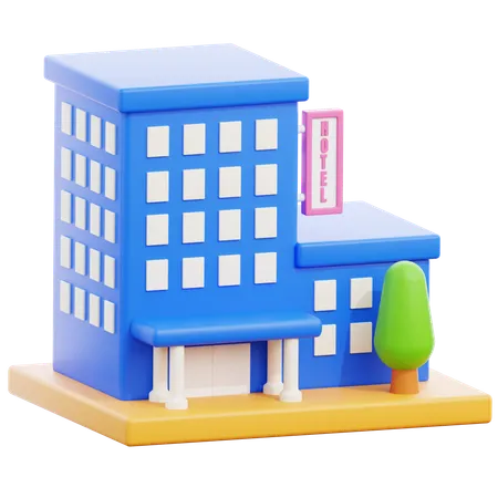 Hotel  3D Icon