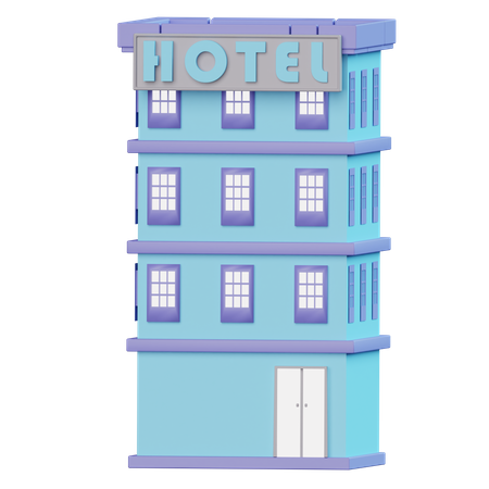 Hotel  3D Icon