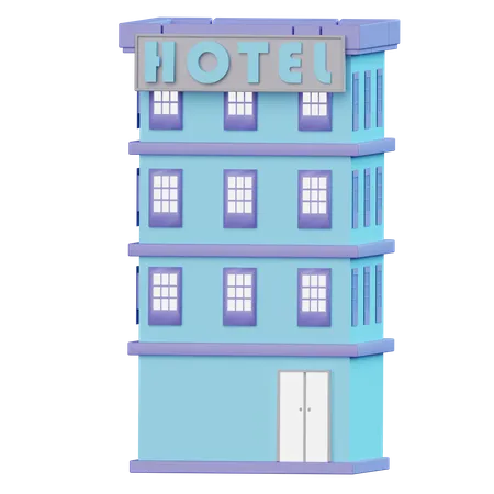 Hotel  3D Icon