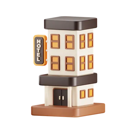 Hotel  3D Icon