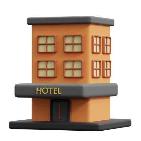 Hotel  3D Icon