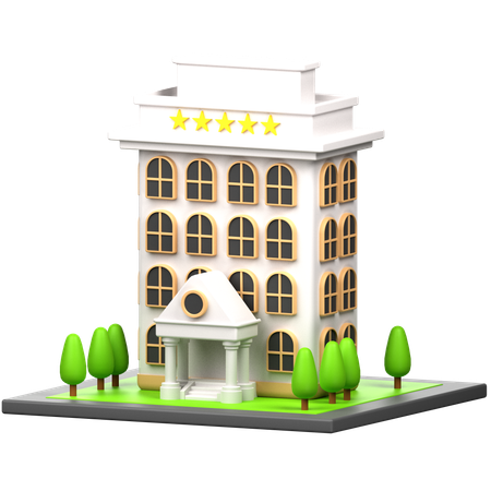 Hotel  3D Icon