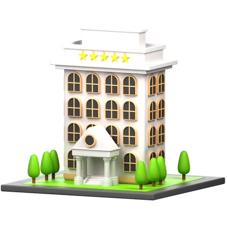 Hotel  3D Icon