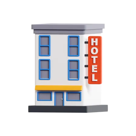 Hotel  3D Icon