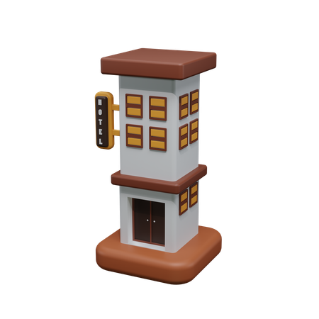 Hotel  3D Icon