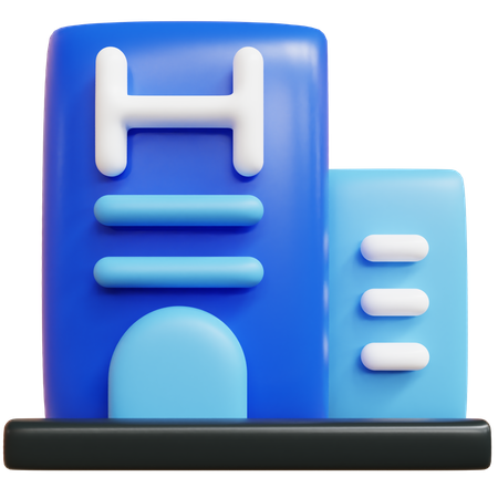 Hotel  3D Icon