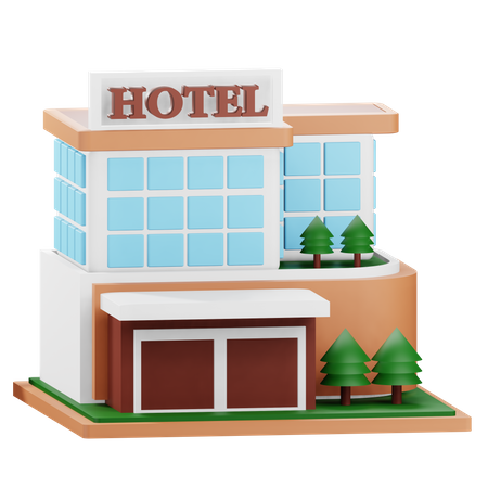 Hotel  3D Icon