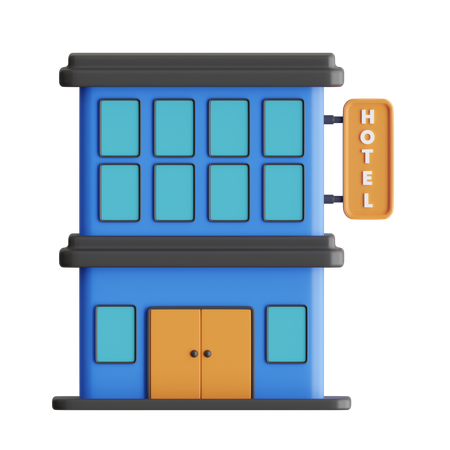 Hotel  3D Icon