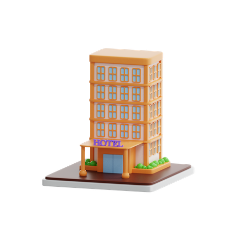 Hotel  3D Icon