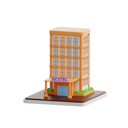 Hotel  3D Icon