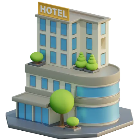 Hotel  3D Icon