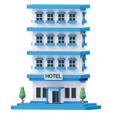 Hotel  3D Icon