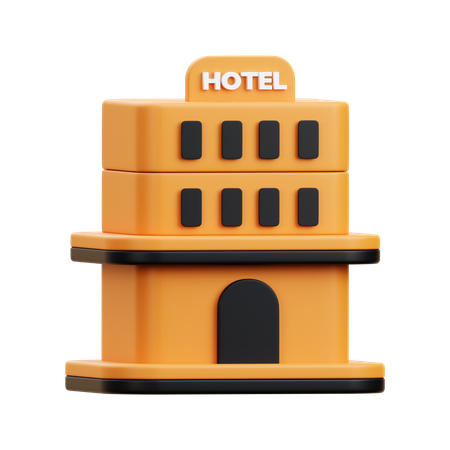 Hotel  3D Icon