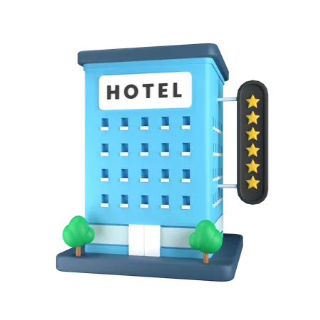 Hotel  3D Icon