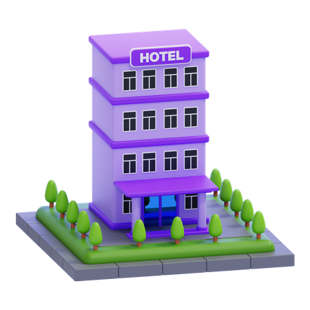 Hotel  3D Icon
