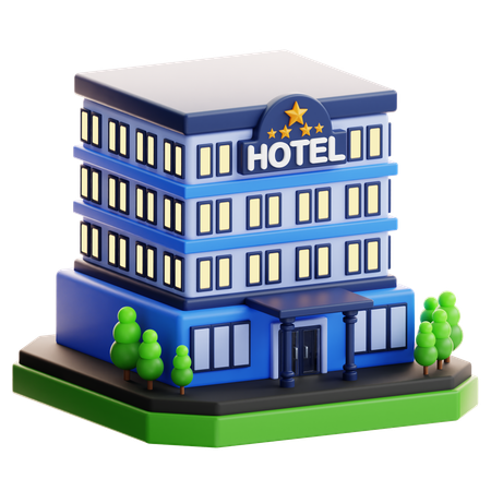 Hotel  3D Icon