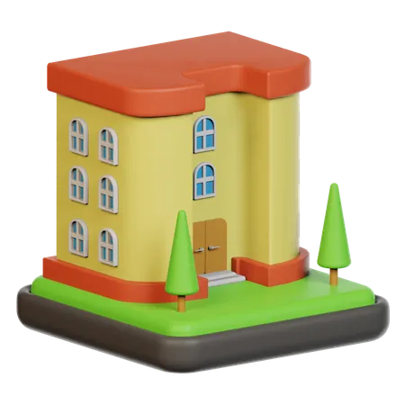 Hotel  3D Icon