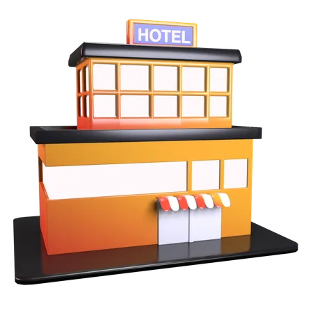 Hotel  3D Icon