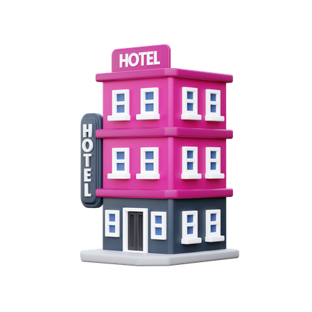 Hotel  3D Icon