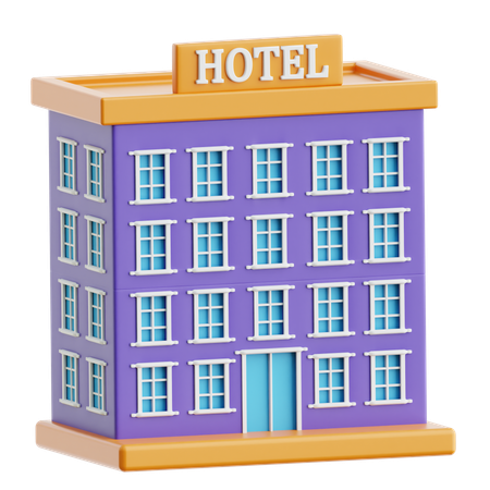 Hotel  3D Icon