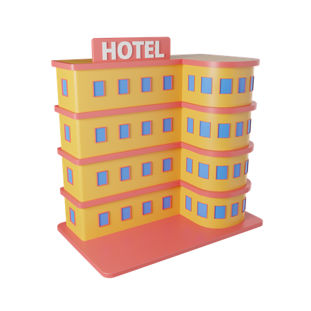 Hotel  3D Icon