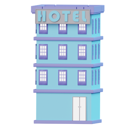 Hotel  3D Icon