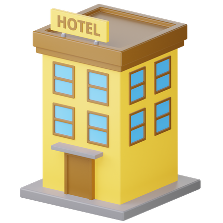 Hotel  3D Icon