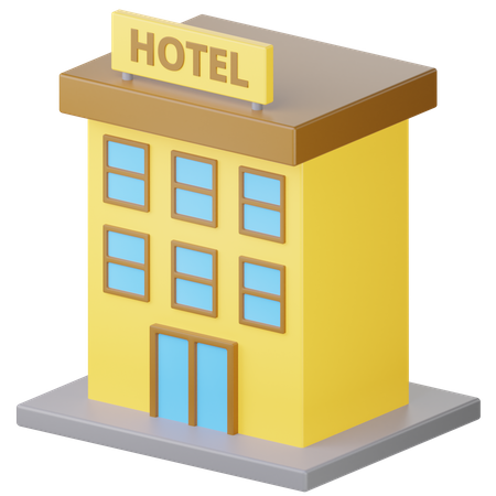 Hotel  3D Icon
