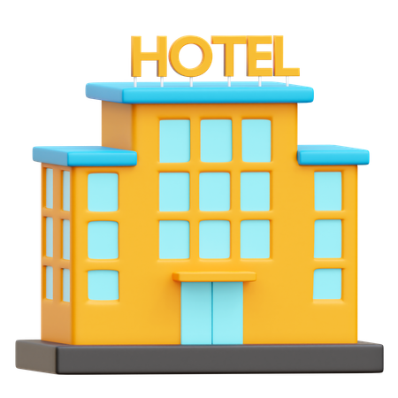 Hotel  3D Icon