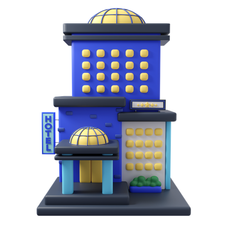 Hotel  3D Icon