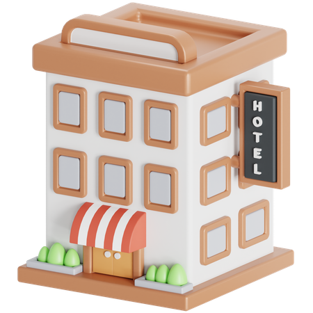 Hotel  3D Icon
