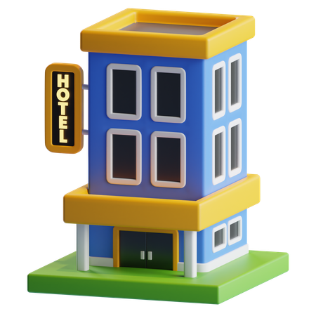 Hotel  3D Icon