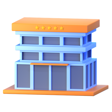 Hotel  3D Icon