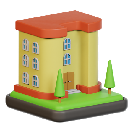 Hotel  3D Icon