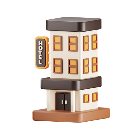 Hotel  3D Icon