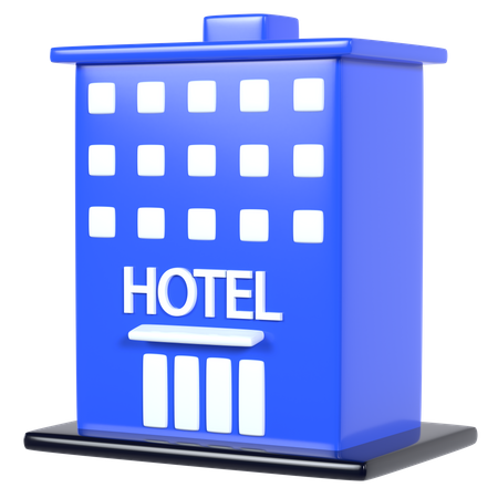 Hotel  3D Illustration