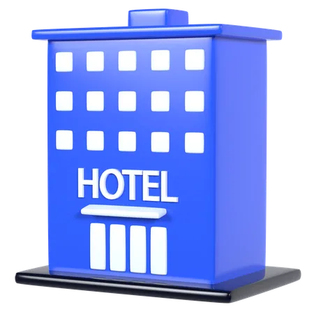 Hotel  3D Illustration