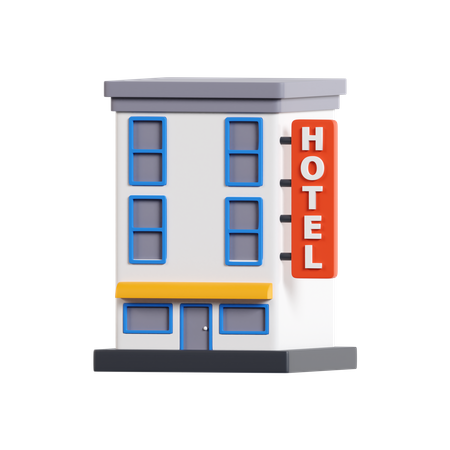 Hotel 3D Icon